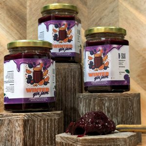 gin jam, sussex, damson, jam