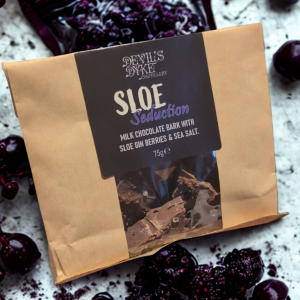 Sloe Seduction — Boozy Chocolate Bark